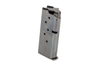 SIG Sauer 9mm P938 magazine is a sturdy steel magazine holds 6 rounds of ammunition with a flush base plate.